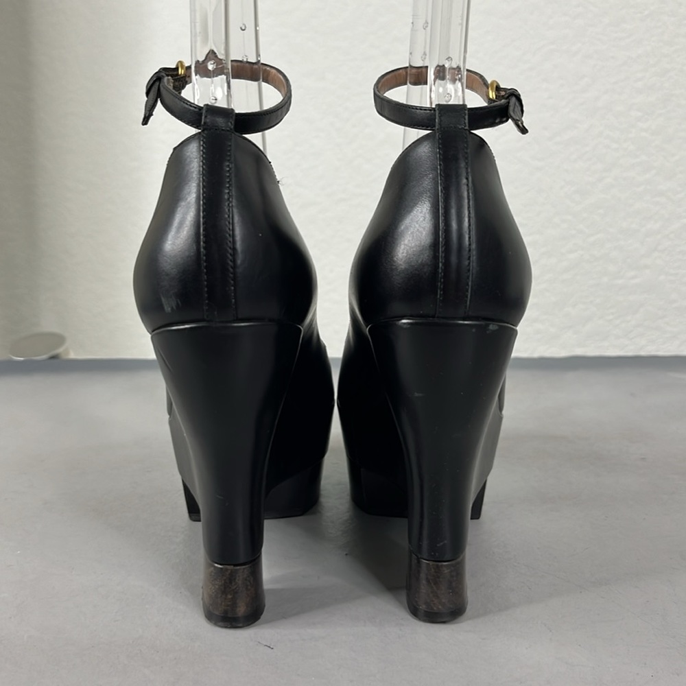 Ysl Studio Platform Pump 75 Split Wedge Flatform … - image 4